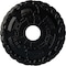Ekena Millwork Kendall Train Station Medallion (Canopies up to 3 7/8"), 18 1/2"OD x 3 7/8"ID x 1"P, Jet Black CM18KDBLF - alternate 1